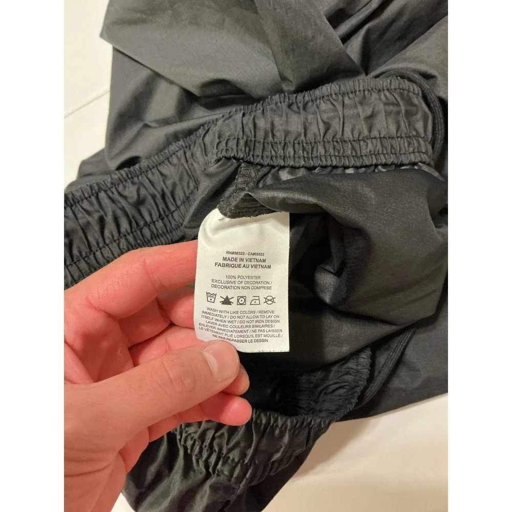 VTG Y2K‎ Nike SB Black Track Pants Joggers Swoosh Logo Black Athletic Skate S